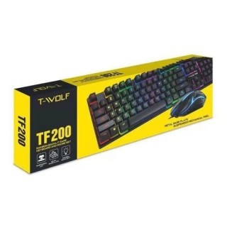 COMBO TECLADO GAMING Y MOUSE T-WOLF TF200
