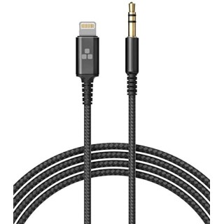 Cable auxiliar Lightning  y cable auxiliar macho