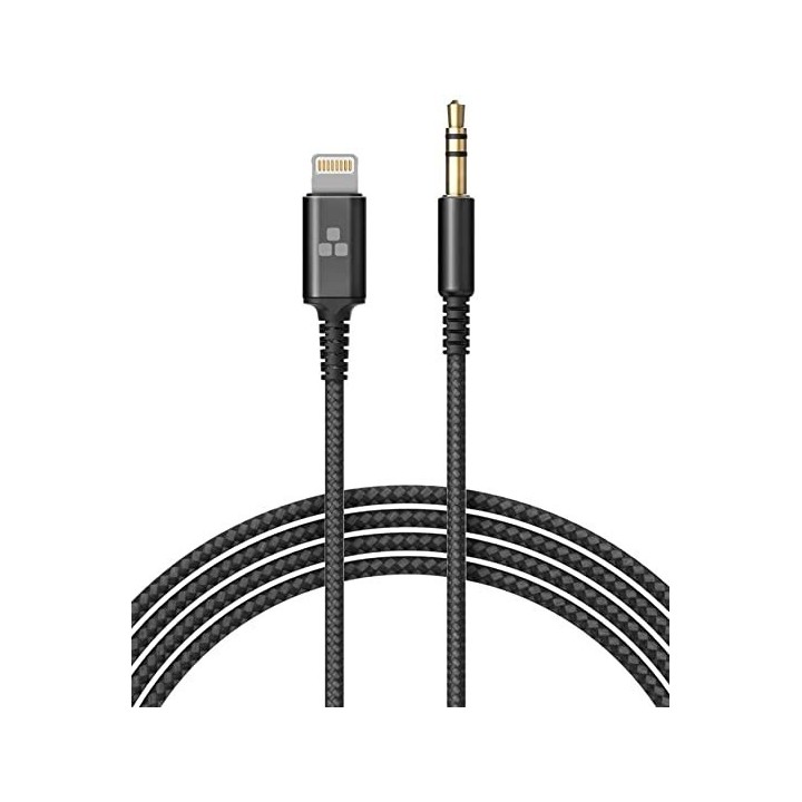 Cable auxiliar Lightning  y cable auxiliar macho